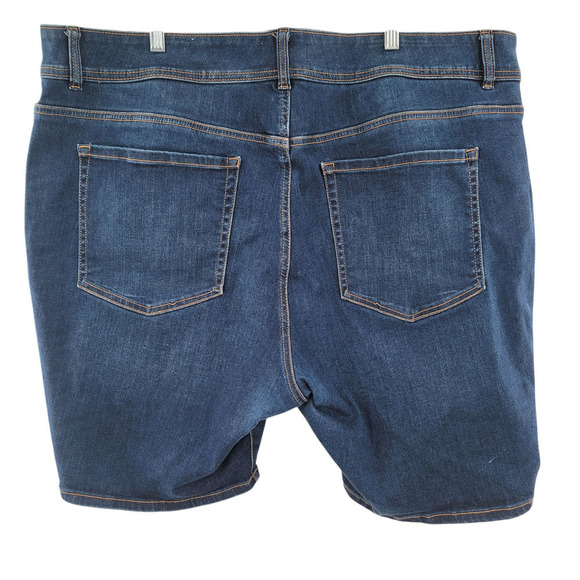 Lane Bryant Tighter Tummy High-Rise Bermuda Denim Short Size 26 PLUS - Picture 5 of 9